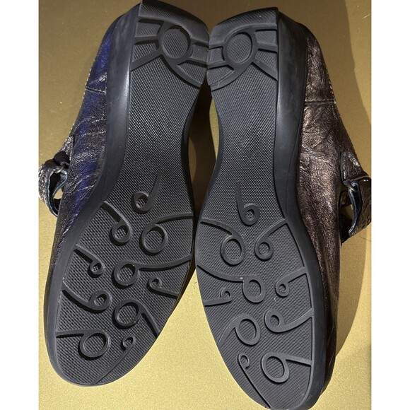 SANITA Thea Pewter  Scrunch Leather Shoes Size 40 (9 1/2 To 10) NWOB - Picture 4 of 8